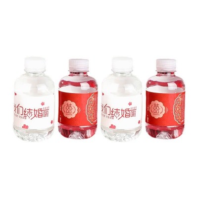 成都小瓶装矿泉水饮用水定制水婚礼宴伴手礼定制logo设计整箱批发图4