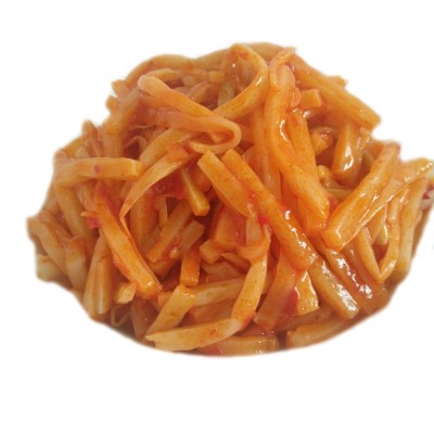 商用凉菜配菜下饭菜酱菜红油竹笋散装整箱9斤脆笋丝冷吃香辣笋丝图5