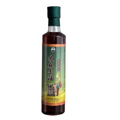 范家老油坊500ml圆瓶装芝麻香油凉拌菜火锅家用瓶装调味油量大价图5