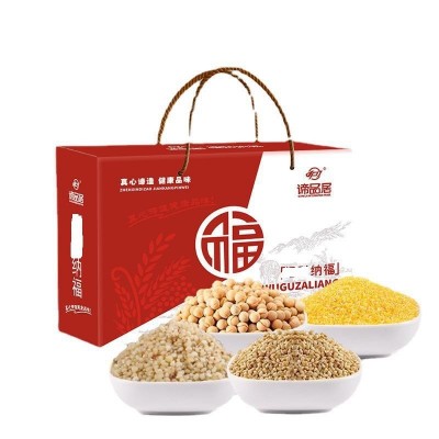 谛品居五谷杂粮礼盒装纳福2400g粗粮粥米大礼包节日礼品福利集采图2
