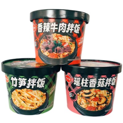 于留香拌饭免煮开水冲泡即食米饭懒人学生方便速食品整箱一 件代发图4