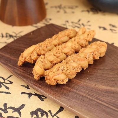 网红爆款零食蛋酥夹馅有料小麻花批发传统美食糕点一件代发图2