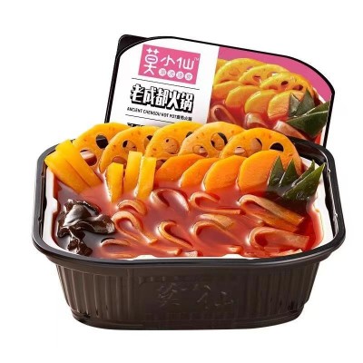 莫小仙毛血旺老成都自热火锅麻辣烫懒人即食速食自助小火锅香辣味图3