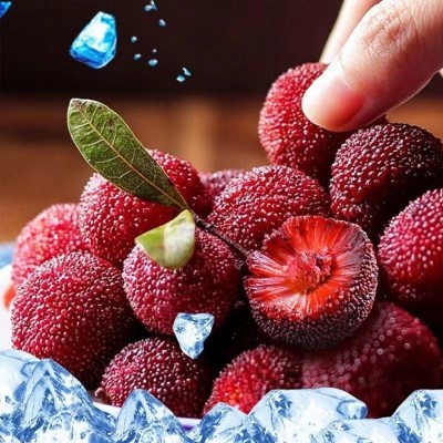 京德福冰杨梅新鲜杨梅袋装冰冻怀旧休闲零食小吃整箱50包图4