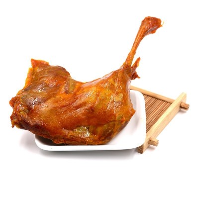 休闲食品卤鸭腿110g超市便利店零食乡巴佬风味麻辣盐焗大鸭腿批发图4