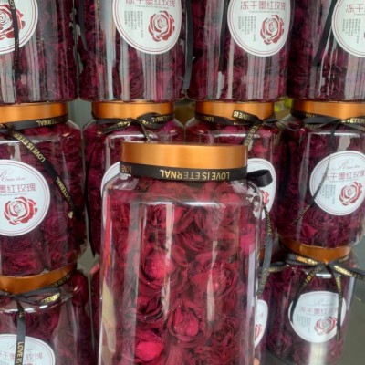 墨红玫瑰食用花茶冻干玫瑰烘干玫瑰养生花果茶云南厂家直发图4