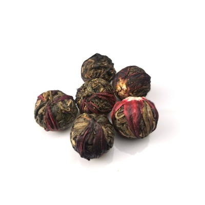 洛神花加普洱云南生茶普洱手工龙珠花球茶花茶洛神干花花果茶散装图2