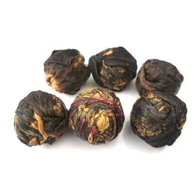 洛神花加普洱云南生茶普洱手工龙珠花球茶花茶洛神干花花果茶散装图3