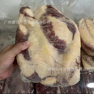 乌拉圭鲜牛胸口油谷饲胸口油牛油火锅烧烤商用胸口脂肪肉公斤价格图2