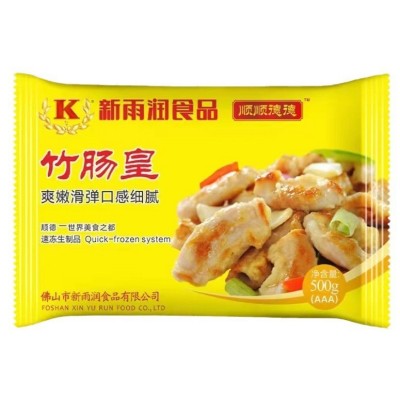 顺德德新雨润竹肠皇500克-袋酒店中厨用调味腌制半成品竹肠商用图5