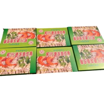 和兴速冻鱼皮角 鱼皮饺 350克50个*30盒/箱 顺德火锅鱼皮饺 商用图5