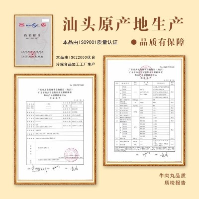 潮汕牛肉丸打边炉正宗广东潮州美食汕头特产牛筋丸子火锅烧烤食材图5