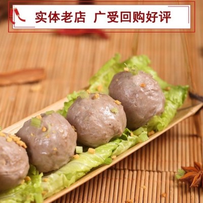 潮汕牛肉丸正宗潮州汕头特产鲜肉丸牛筋丸子无添加火锅店烧烤食材图1