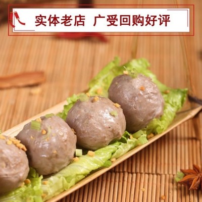 正宗潮汕牛肉丸牛筋丸汕头特产火锅烧烤关东煮汤粉店丸子食材商用图4