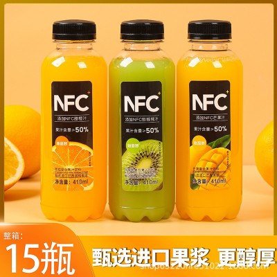 网红鲜榨果味饮料100添加nfc果汁浓缩芒果汁整箱批发进口果浆橙汁图3