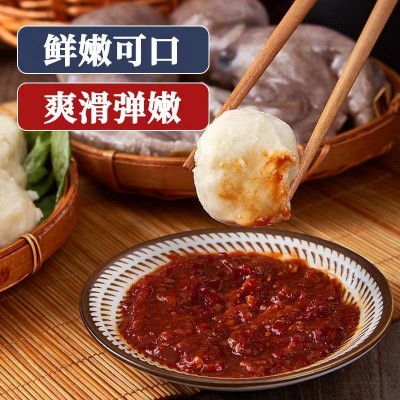 潮汕墨鱼丸500g冷冻火锅食材料墨鱼丸关东煮麻辣烫食材批发小丸子图2