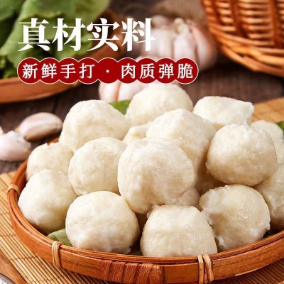 潮汕墨鱼丸500g冷冻火锅食材料墨鱼丸关东煮麻辣烫食材批发小丸子图4
