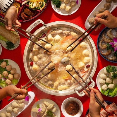 工厂定制批发潮汕牛肉丸 家用商用火锅麻辣烫丸子 关东煮烧烤食材图3