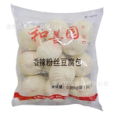 和善园香辣豆腐粉丝包 营养早点面点家庭装早餐店粥铺即热大包子图4