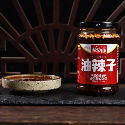 四川香麻辣椒油泼辣子红油凉拌菜火锅家用凉面调料220g瓶装批发图2