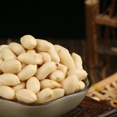 厂家供应脱皮花生米办公室休闲零食新鲜去皮花生米乳白花生米批发图3