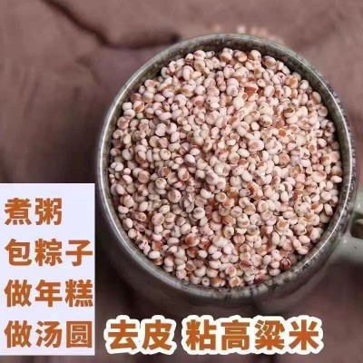 包粽子年糕豆包汤圆米专用新鲜米现磨粘高粱米去皮黏糯红高粱米图3