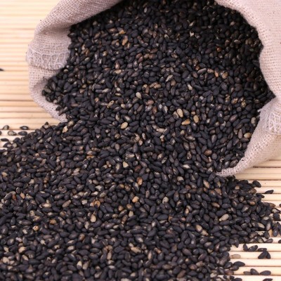 现货炒熟黑芝麻批发 熟黑芝麻五谷杂粮 磨粉原料豆浆食品用芝麻图4