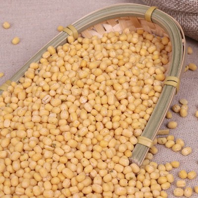新鲜脱皮绿豆仁现货供应 去皮绿豆整粒煮粥 食品馅料中粒脱皮绿豆图2