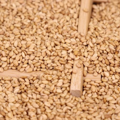 炒熟白芝麻现货批发 带皮熟白芝麻 25公斤袋装 磨粉磨酱即食芝麻图4