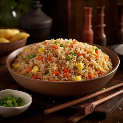 百斯特扬州炒饭半成品1kg*12袋商用预制饭炒饭速食料理包冷冻外卖