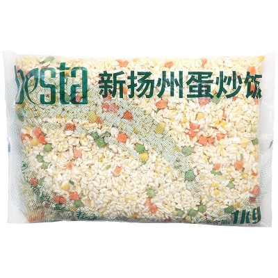 百斯特扬州炒饭半成品1kg*12袋商用预制饭炒饭速食料理包冷冻外卖图5