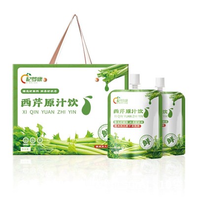 NFC西芹原浆100%鲜榨芹菜浓缩果蔬汁代餐膳食纤维西芹汁 工厂直销图5