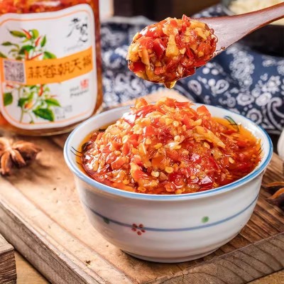 丰城老实人辣椒酱蒜蓉朝天剁椒酱辣下饭酱香辣拌面酱24瓶厂家图2