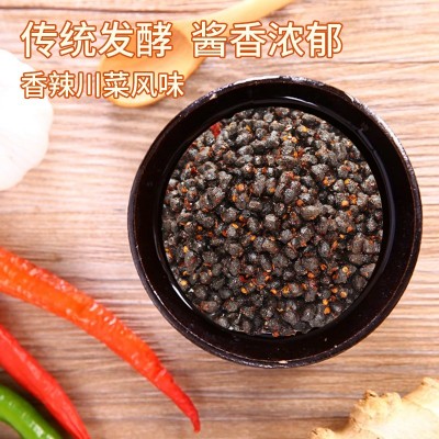 君意永川豆豉袋装原味香辣味黑豆豉炒菜家用调味品特产豆鼓图3