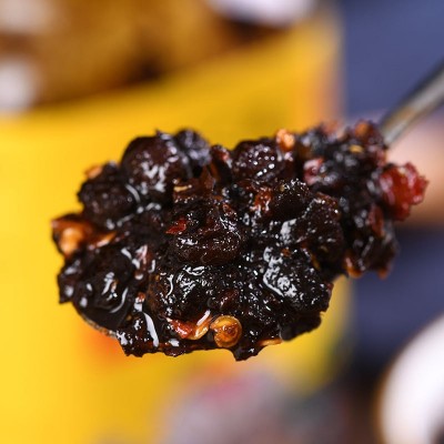 云之南鲜香拌饭酱鸡枞油豆豉厂家280克瓶装油菌菇豆豉香辣酱批发图4