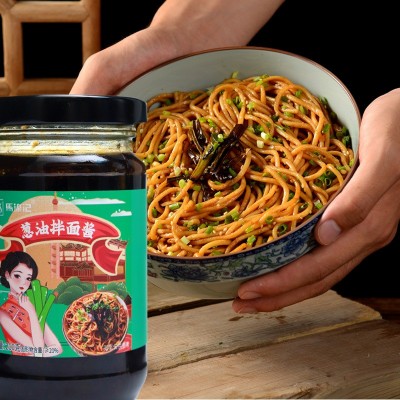 马锦记葱油拌面酱 汤面葱油200g酱料干拌面 家用料理瓶装葱油酱图4