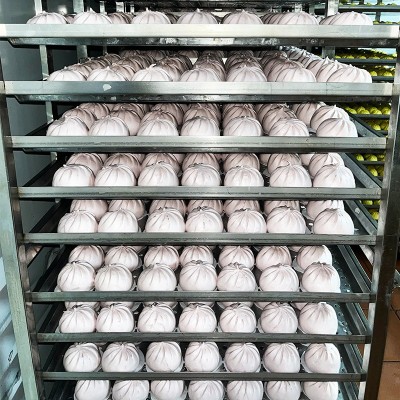 谷豆顺广式紫薯包批发冷冻食品茶楼饭堂早餐下午茶紫薯包厂家批发图2