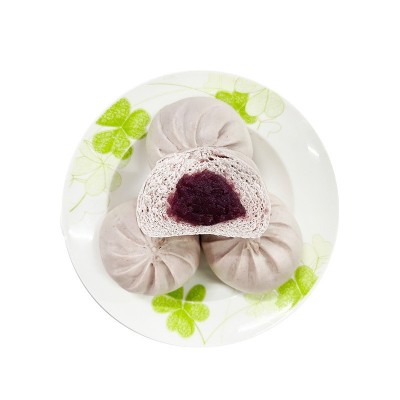 谷豆顺广式紫薯包批发冷冻食品茶楼饭堂早餐下午茶紫薯包厂家批发图5