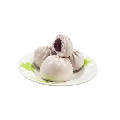 谷豆顺广式紫薯包批发冷冻食品茶楼饭堂早餐下午茶紫薯包厂家批发图4