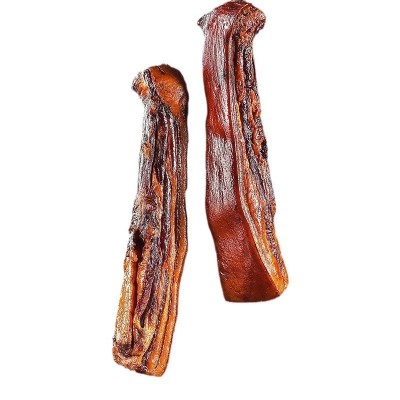 批发农家腊肉一斤装手工自制风干后腿肉真空装柴火烟熏腊 味美食图4