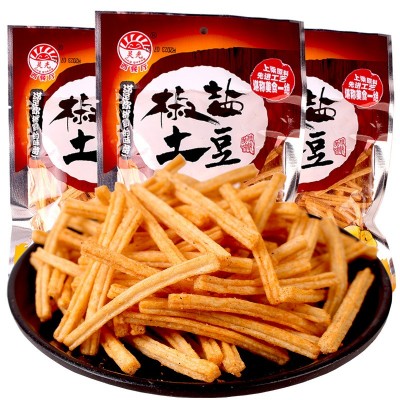 椒盐土豆薯条薯片小零食休闲食品小吃办公室解馋超好吃的80后吃货图4