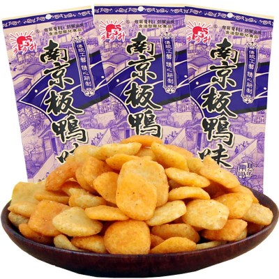 步步升南京板鸭味儿时怀旧零食休闲小吃网红膨化食品充饥夜宵整箱图4
