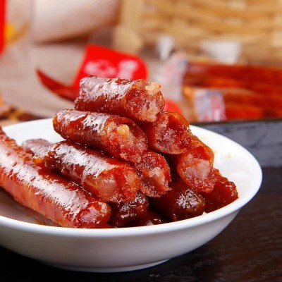 仡佬寨腊肠即食猪肉肠一技之肠爆辣小香肠网红解馋小零食休 闲小吃图3