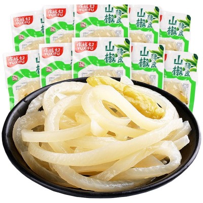 渝媳妇泡椒猪皮小包装零食山椒味肉皮晶大袋重庆特产熟食肉 食小吃图5