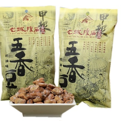 上海特产老城隍庙奶油五香豆200克蚕豆休闲零食批发图4