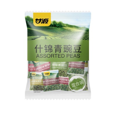 甘源【500g青豌豆】青豆蒜香青豌豆子坚果炒货干果散称箱规12袋图4