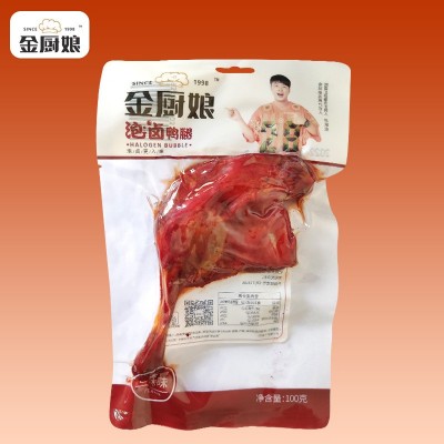 金厨娘鸭腿100g大鸭腿盐焗味香酥味真空包装熟食解馋鸭肉卤鸭腿图5