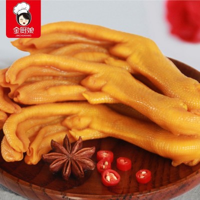 金厨娘鸭掌 28g多味30g泡椒味香脆鸭爪 卤味鸭肉休闲零食厂家直供图2