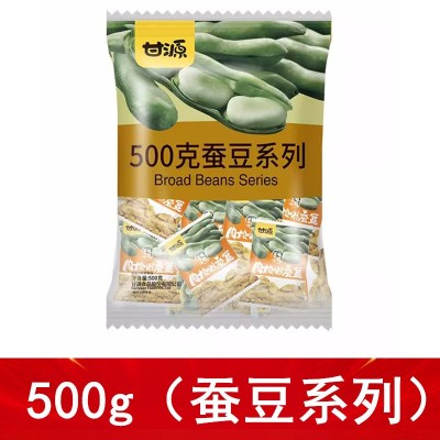 甘源500g蚕豆批发蟹黄味酱汁牛肉肉松香辣五香胡豆兰花豆代发图3