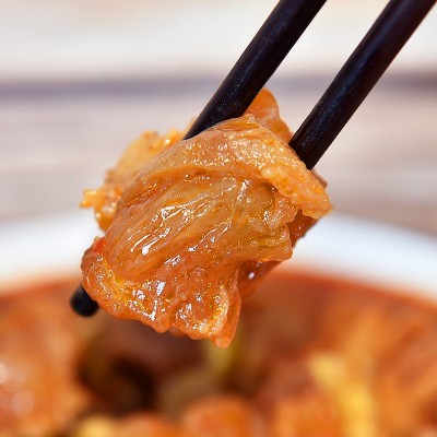 内蒙特产红烧筋头巴脑650g香辣速食牛杂煲火锅加热即食下酒菜图2
